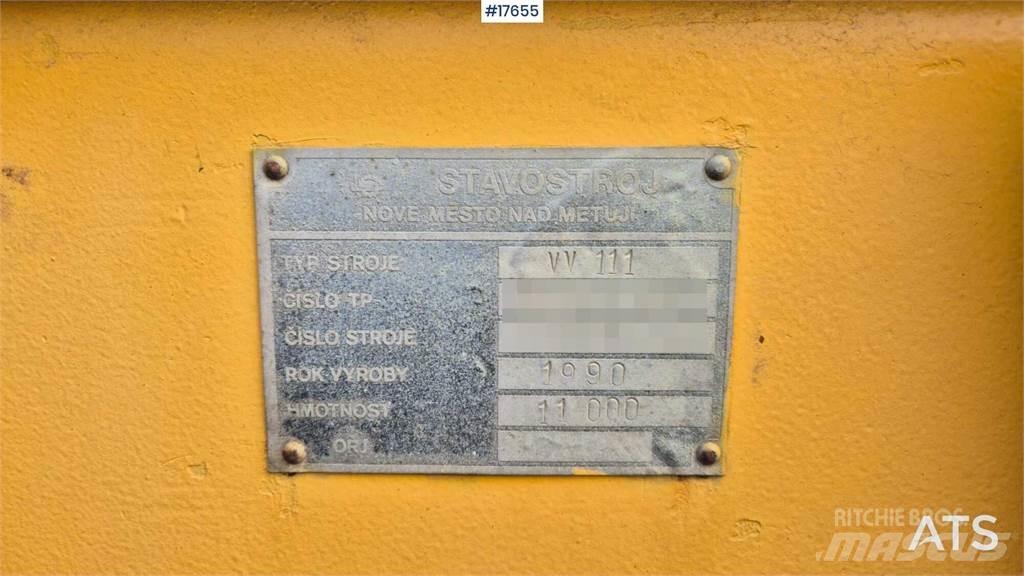 Stavostroj VV 111 Valjci sa jednim bubnjem