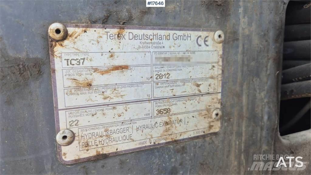 Terex TC 37 Mini bageri < 7t