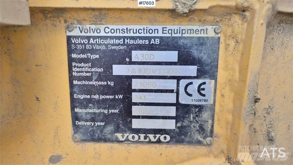 Volvo A30D Zglobni damperi