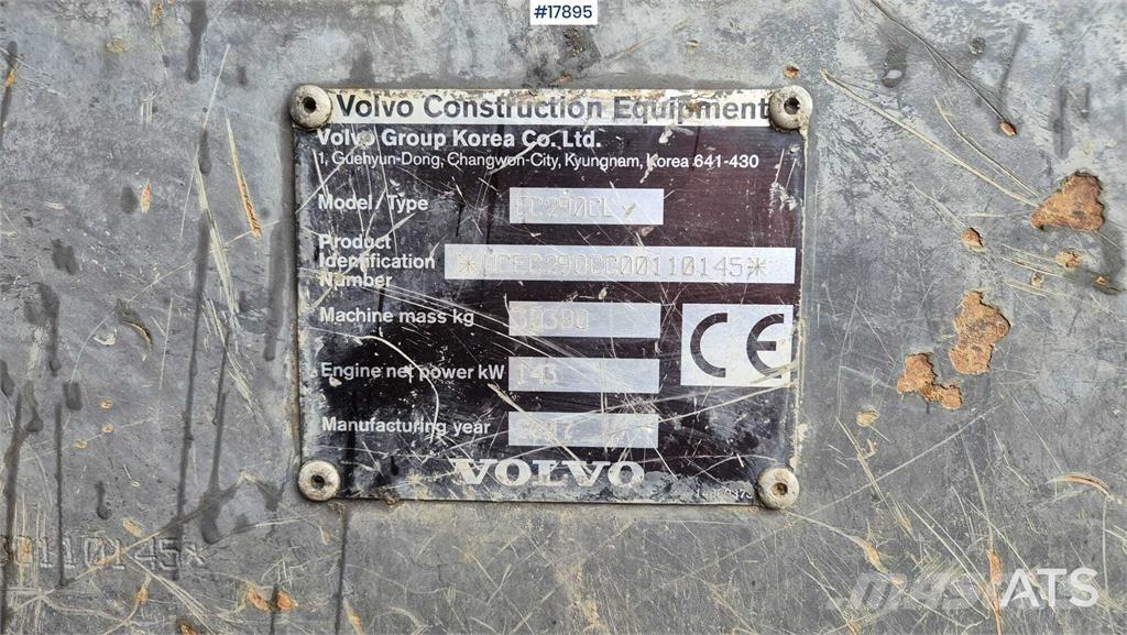 Volvo EC 290 CL Bageri guseničari