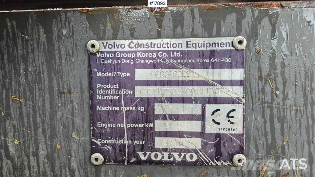 Volvo EC 290 CLD Bageri guseničari