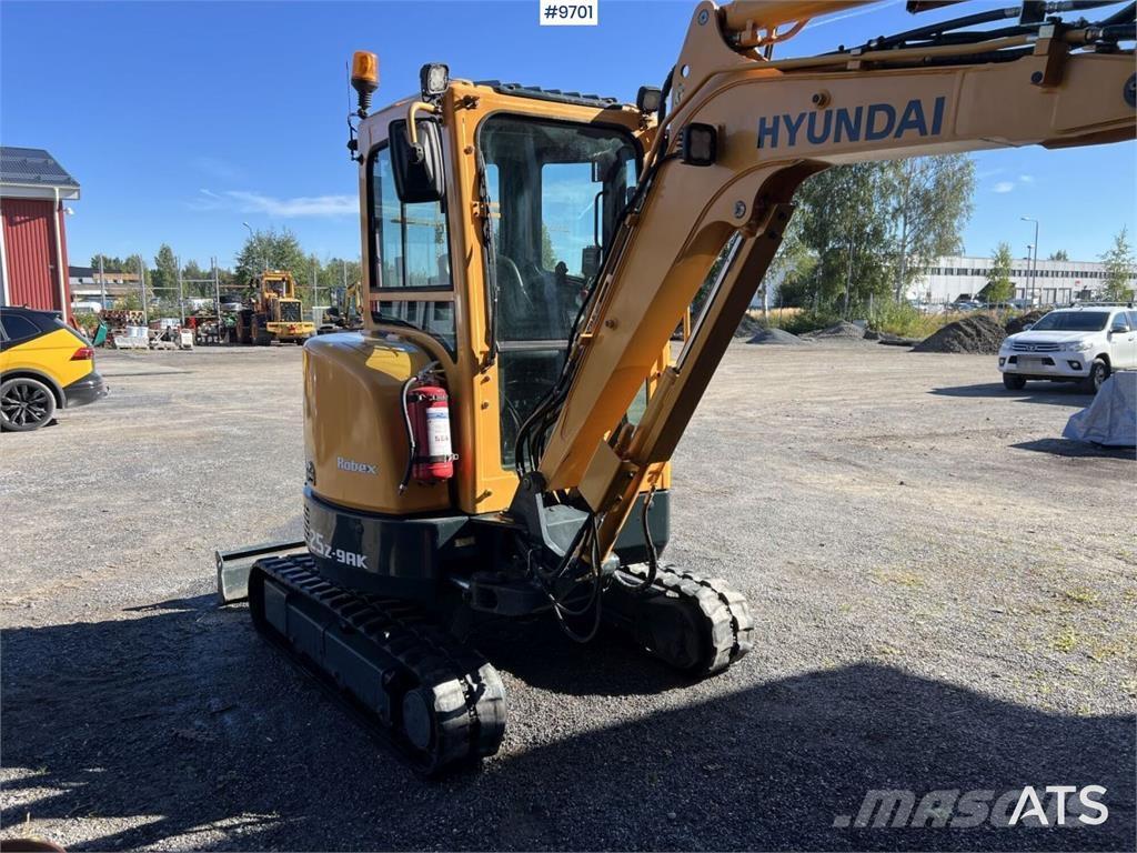 Hyundai Robex 25Z-9AK Mini bageri < 7t