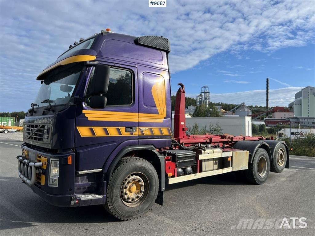 Volvo FM-380 6*2 Rol kiper kamioni sa kukom za podizanje tereta