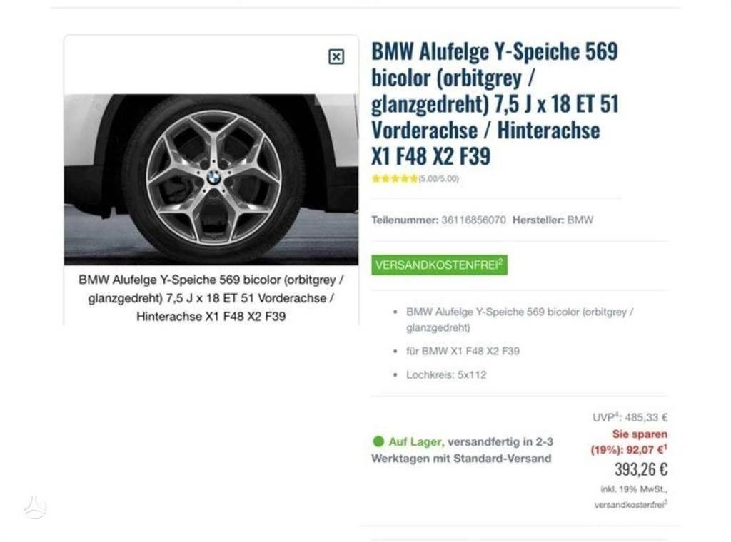 BMW X1 x2 Gume, točkovi i felne