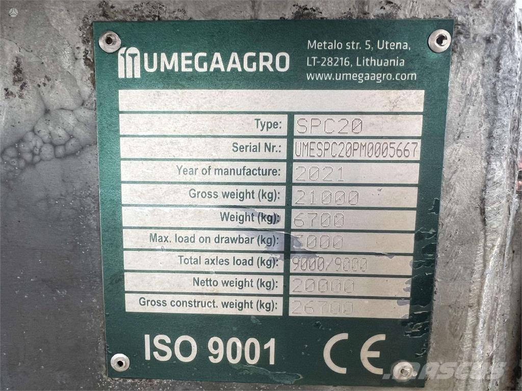 Umega SPC 20 Ostale prikolice