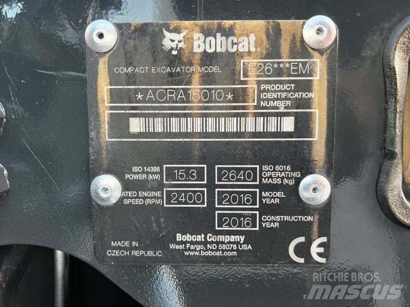 Bobcat E 26 Mini bageri < 7t
