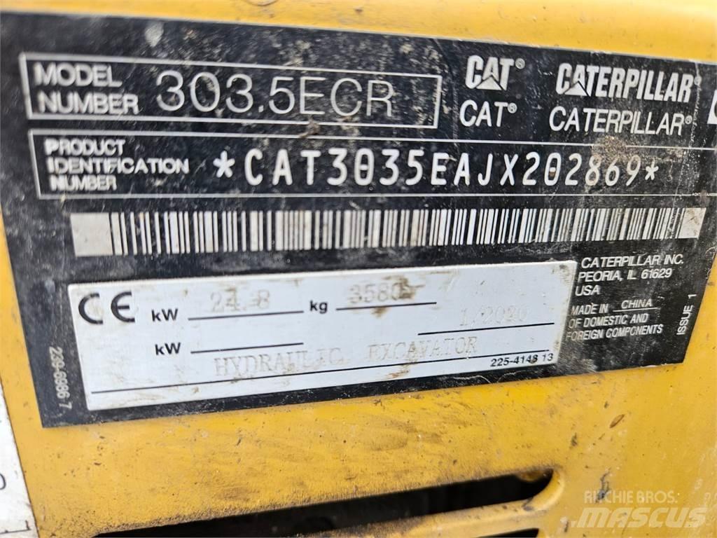 CAT 303.5ECR Mini bageri < 7t
