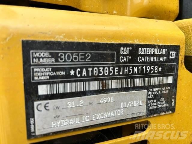 CAT 305E2 Mini bageri < 7t