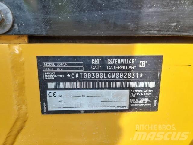 CAT 308 Mini bageri < 7t