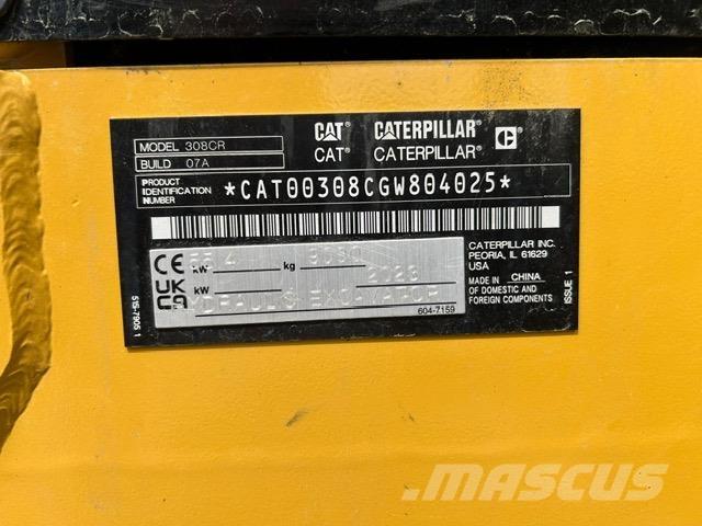 CAT 308-07 Mini bageri < 7t