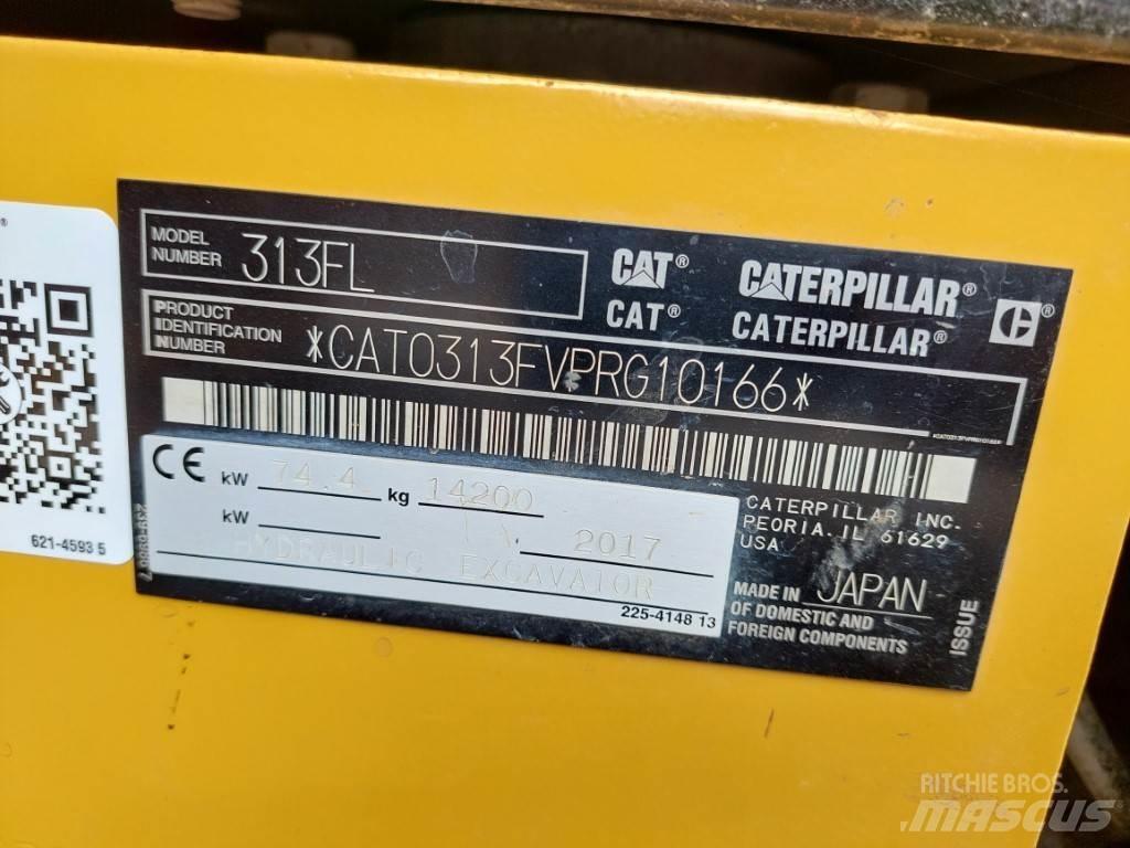 CAT 313FL Bageri guseničari