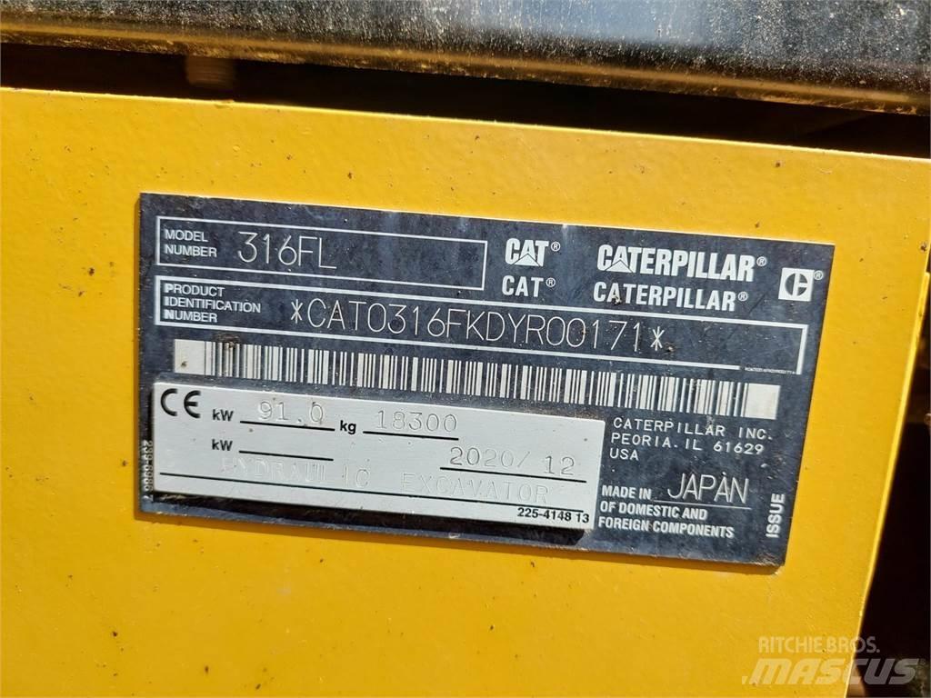 CAT 316FL Bageri guseničari