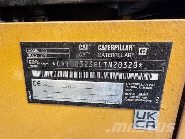 CAT 323-07 Bageri guseničari