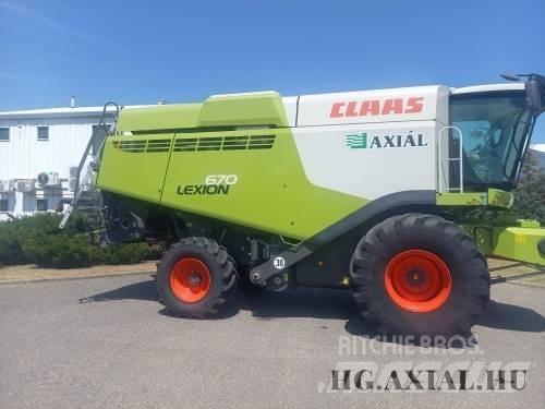 CLAAS Lexion 670 Kombajni