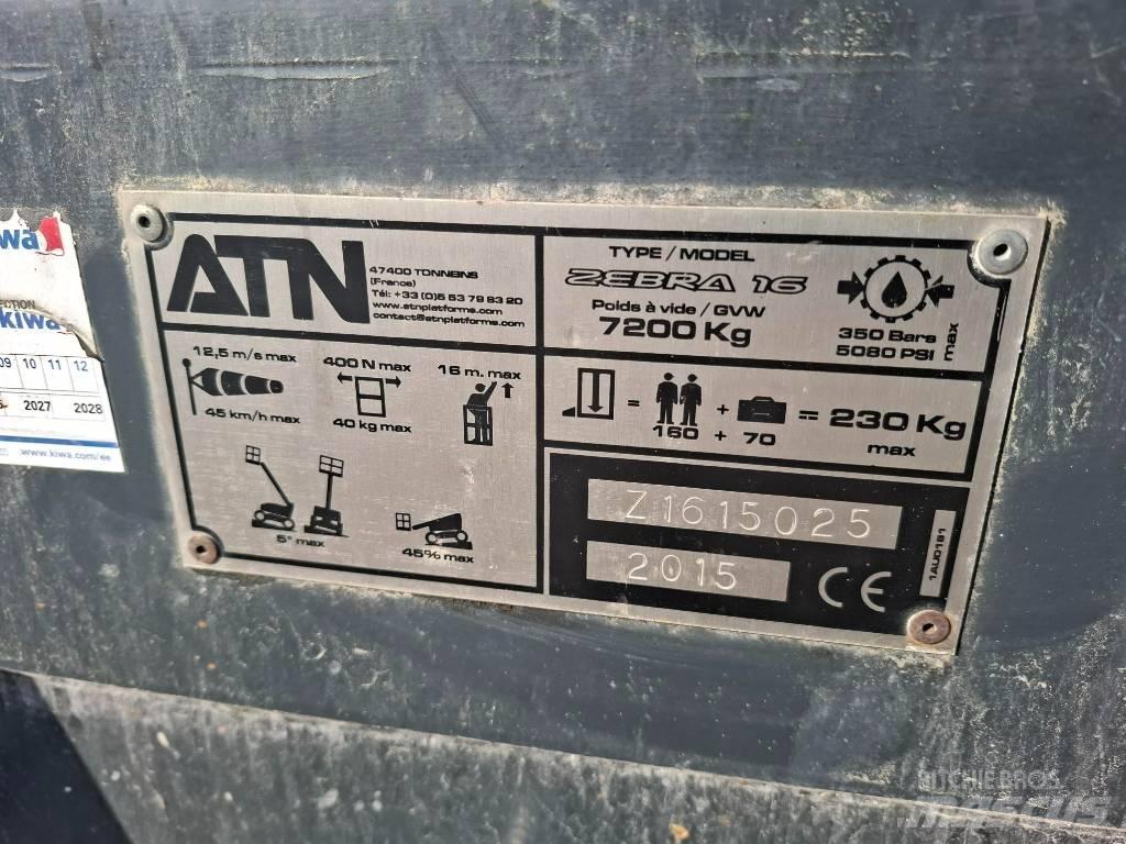 ATN Zebra 16 Zglobne podizne platforme