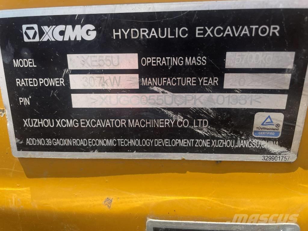 XCMG XE 55 U Mini bageri < 7t