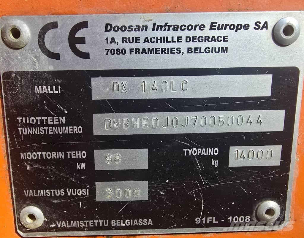 Doosan DX 140 LC Bageri guseničari