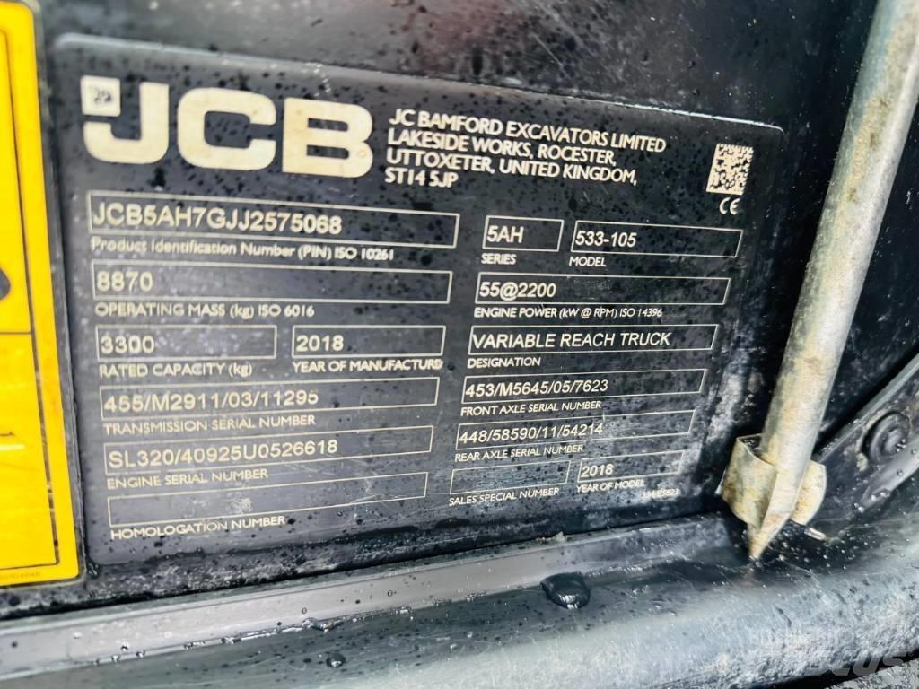 JCB 533-105 Teleskopski viljuškari