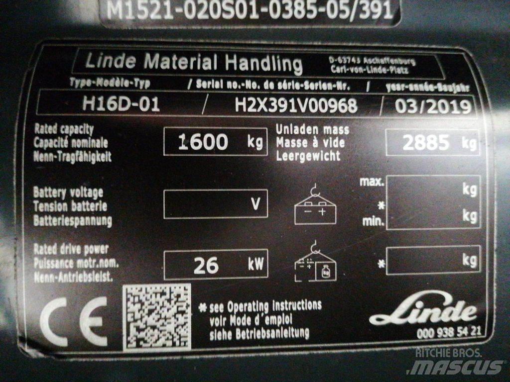 Linde H16D-01 Dizelski viljuškari
