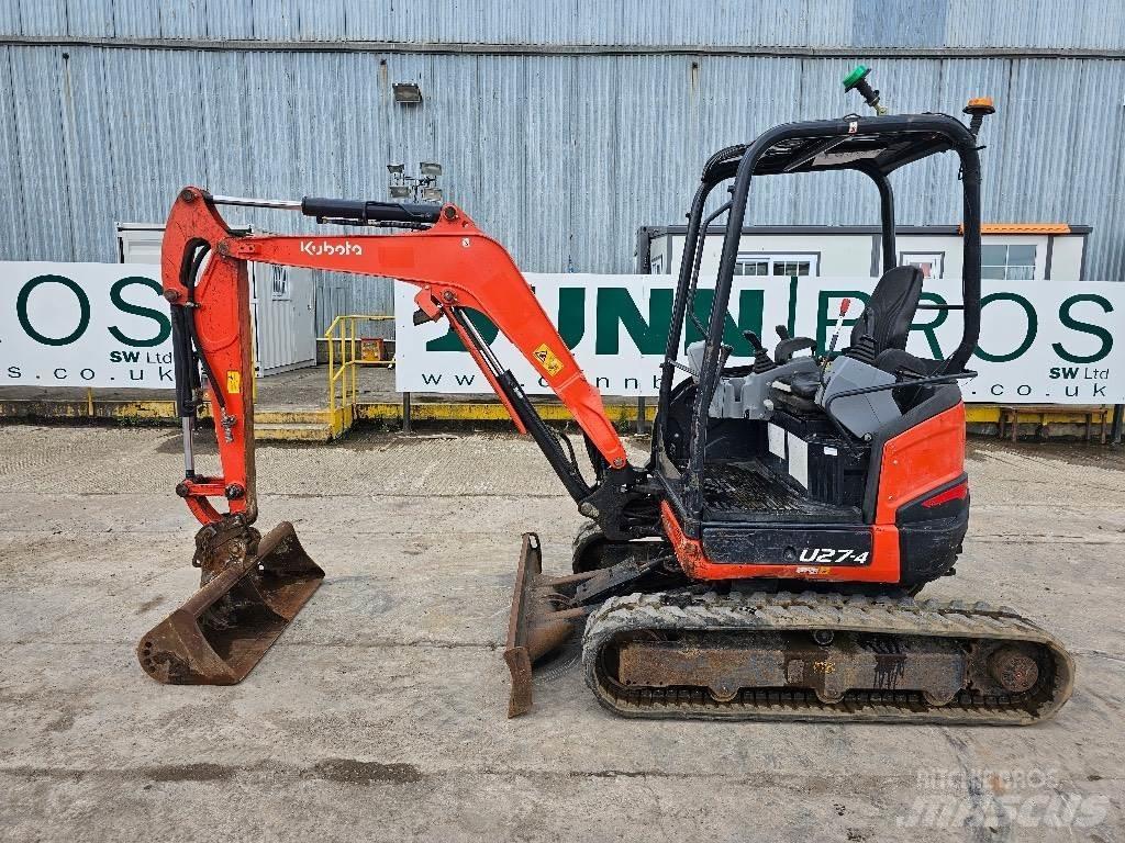 Kubota U 27-4 Mini bageri < 7t