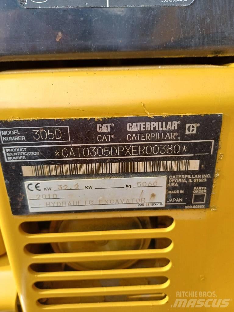 CAT 305 Mini bageri < 7t