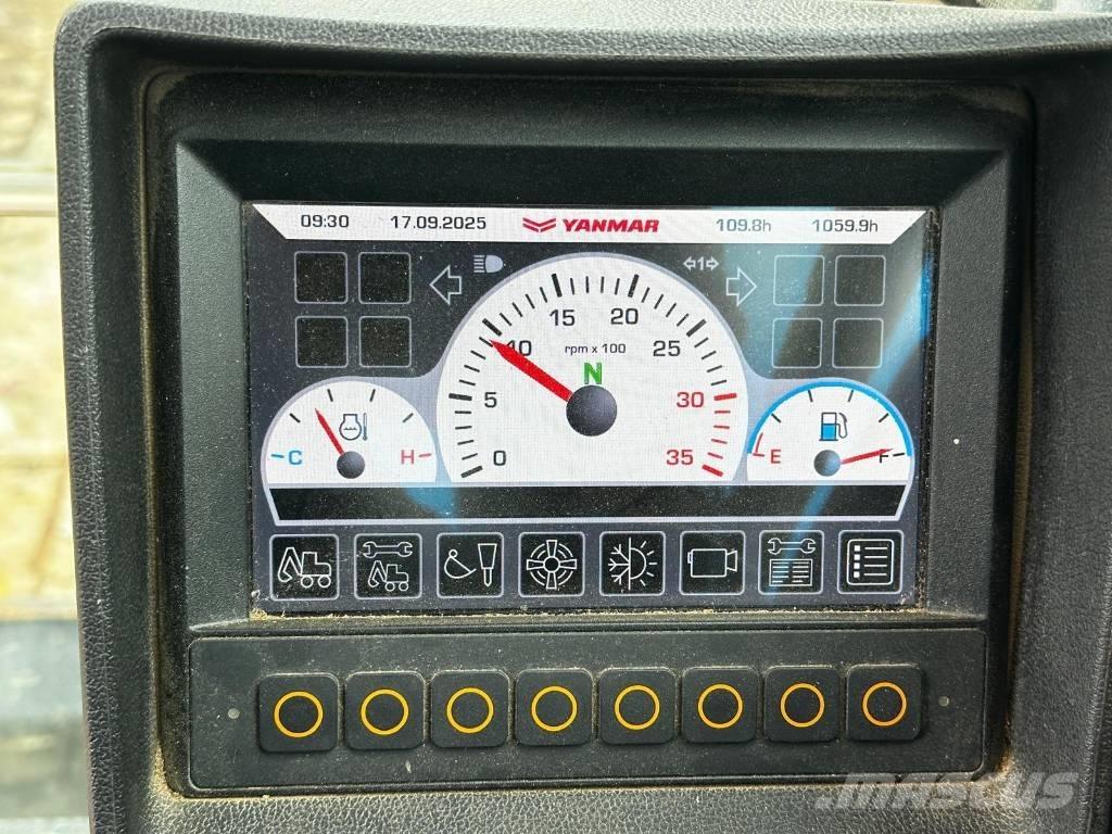 Yanmar B 110 W Bageri točkaši