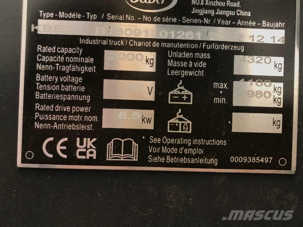 Baoli KBE 20 N Električni viljuškari