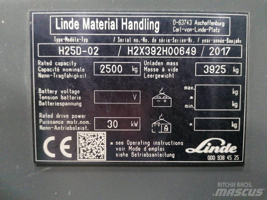 Linde H25D-02 Dizelski viljuškari