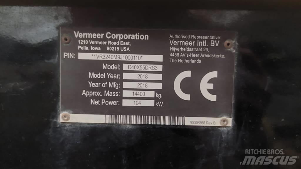 Vermeer D40x55DR S3 Oprema za horizontalno usmereno bušenje
