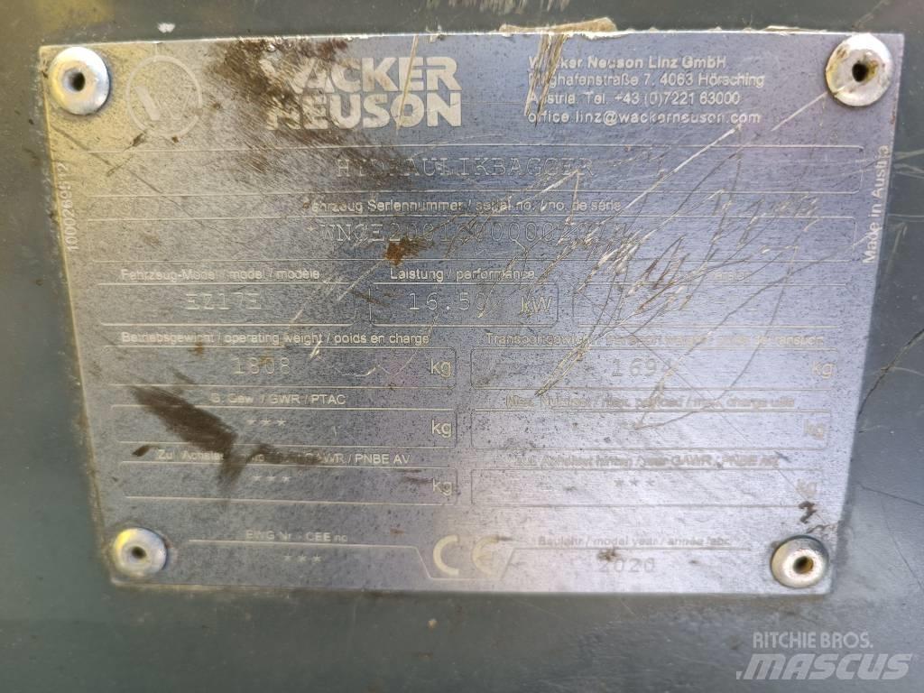 Wacker Neuson Ez17e Bageri guseničari