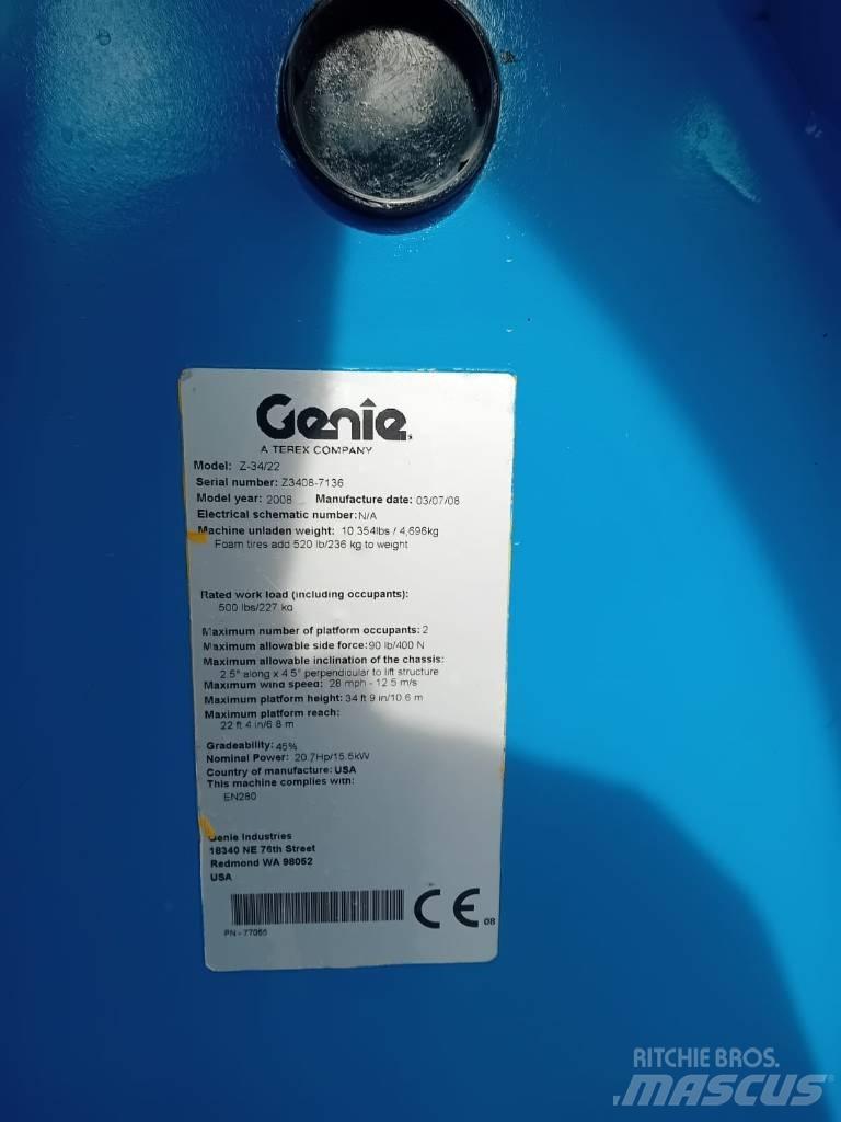 Genie Z 34/22 N Zglobne podizne platforme