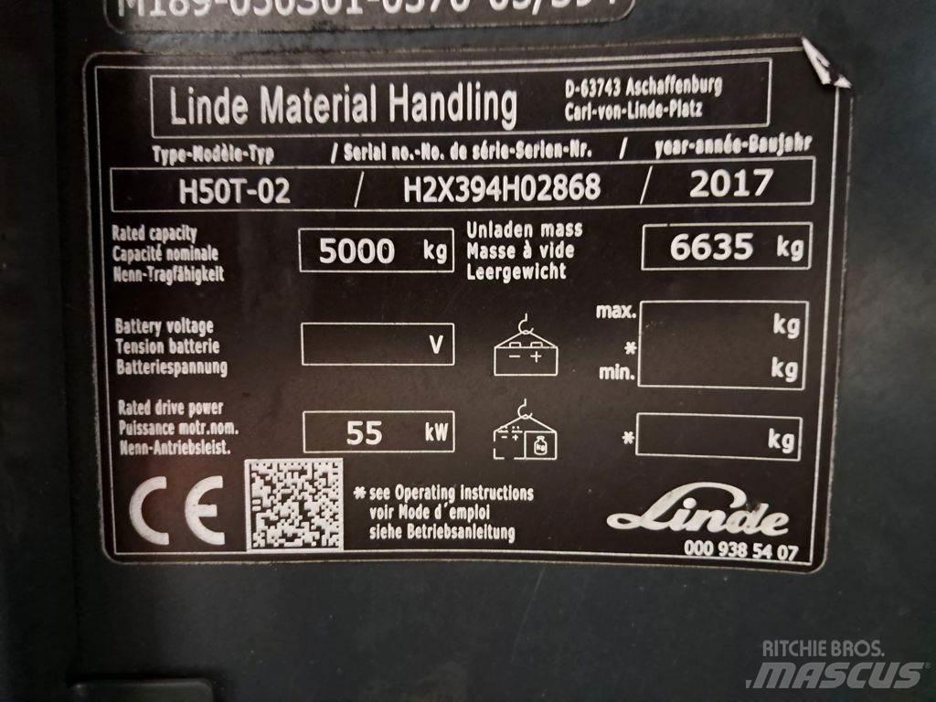 Linde H50T-02 Plinski viljuškari