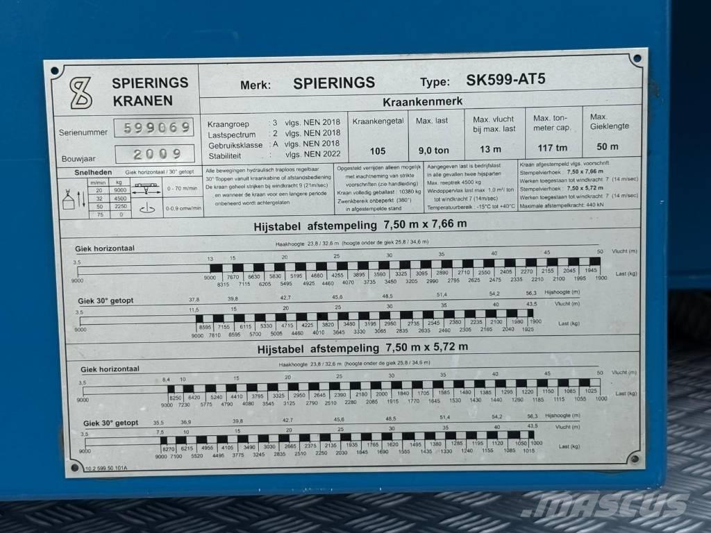 Spierings SK 599 AT5 Kranovi tornjevi