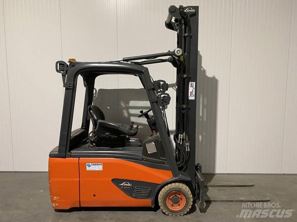 Linde E16L-02 Električni viljuškari