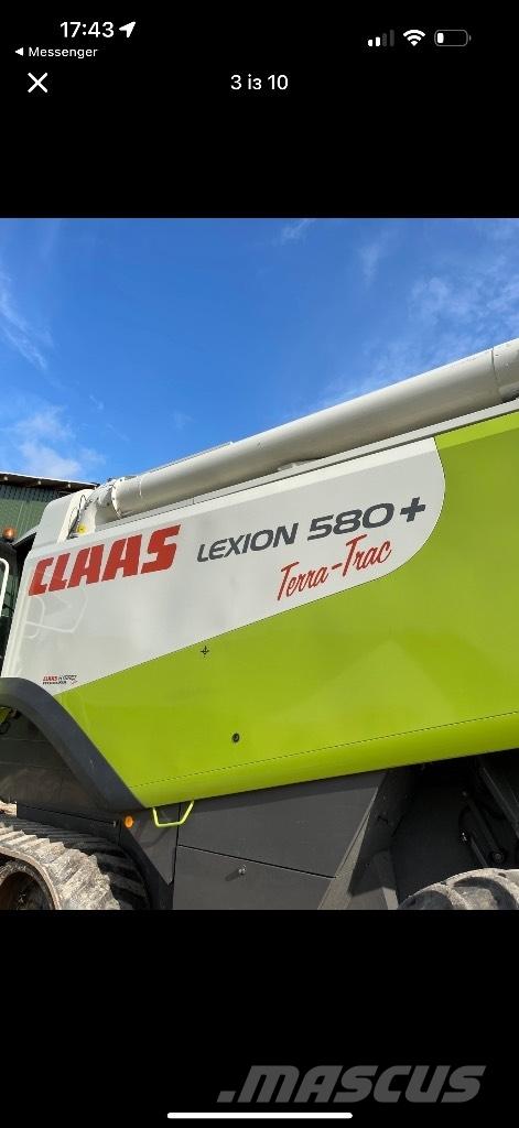 CLAAS Lexion 580 TT Kombajni