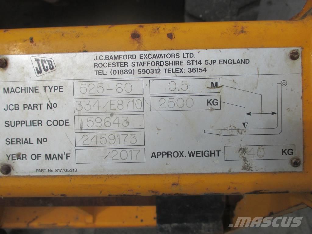 JCB 525-60 Teleskopski viljuškari