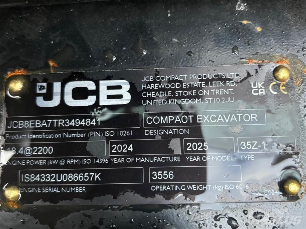 JCB 35Z-1 Mini bageri < 7t