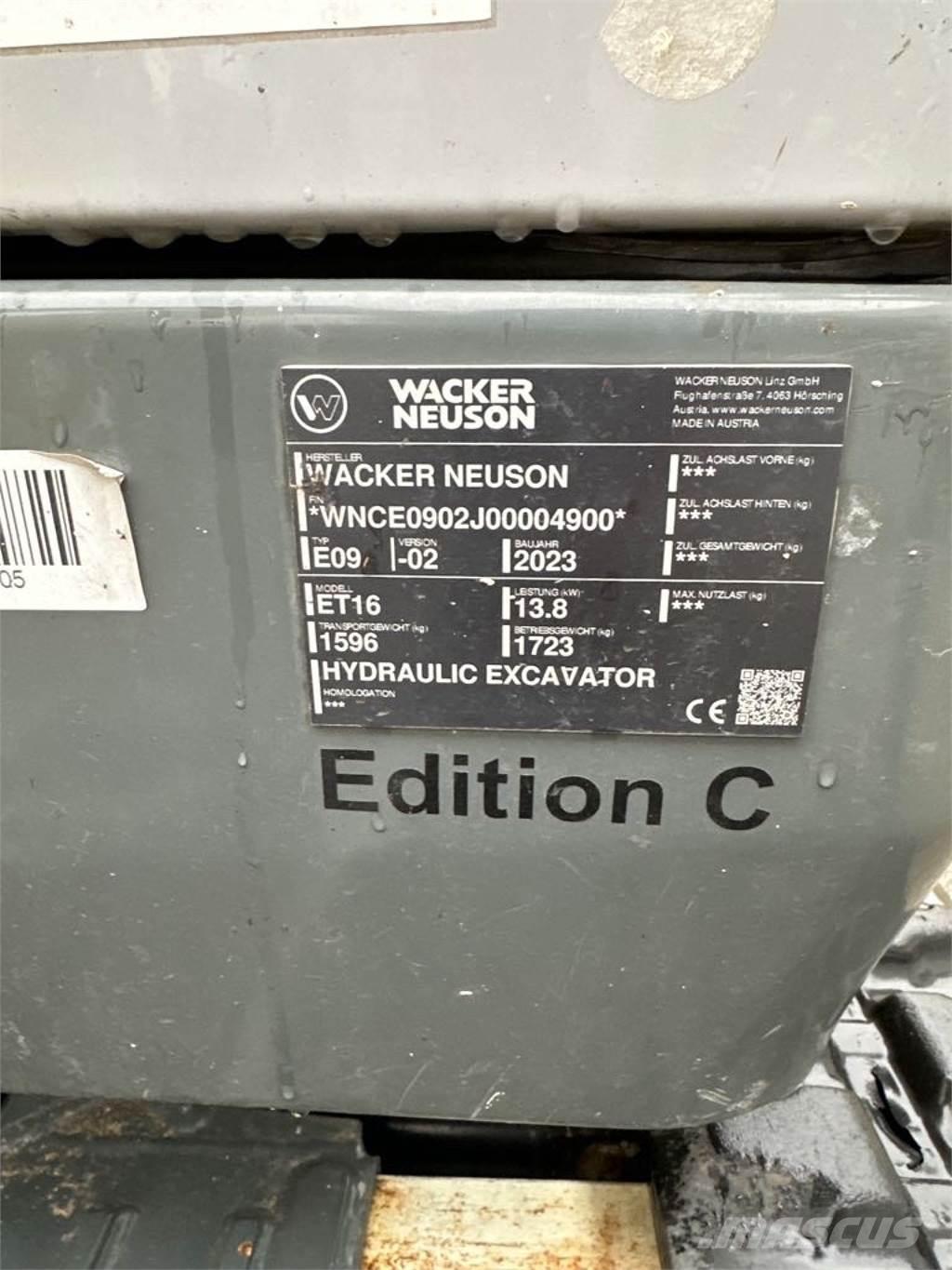 Wacker Neuson ET16 Bageri guseničari