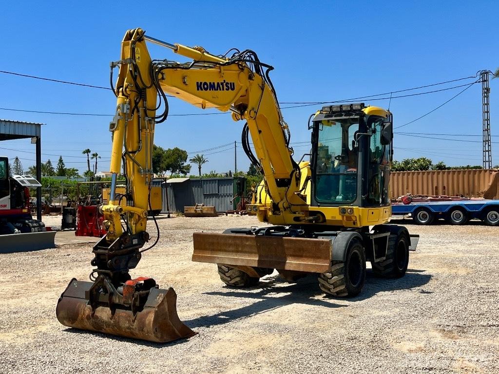 Komatsu PW 98 MR Bageri točkaši