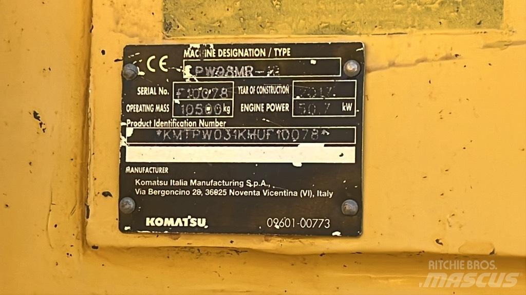 Komatsu PW 98 MR Bageri točkaši