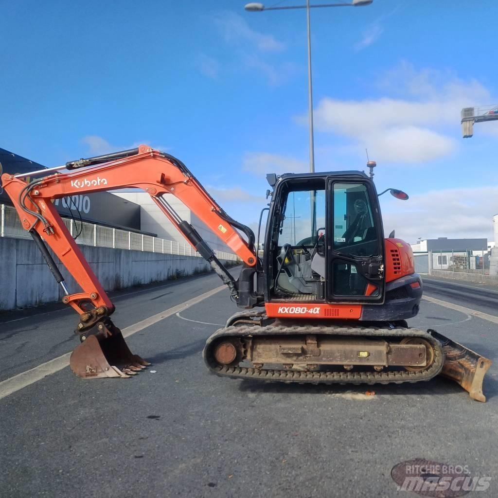 Kubota KX 080-4A Midi bageri 7t – 12t