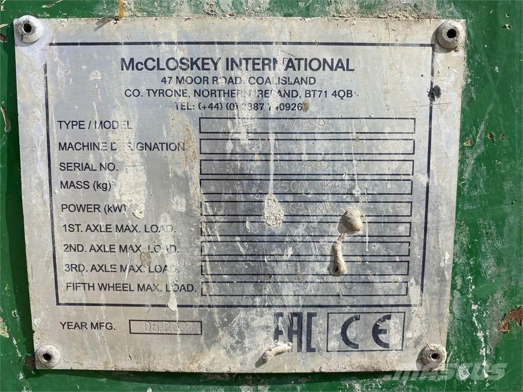 McCloskey VTS95 Mobilne drobilice