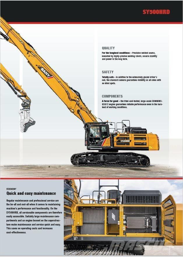 Sany SY500 HRD Bageri za rušenje