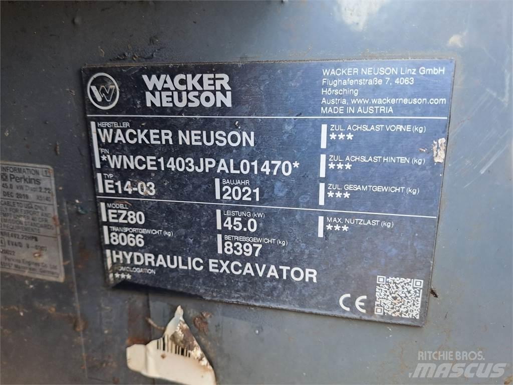 Wacker Neuson EZ80 Bageri guseničari