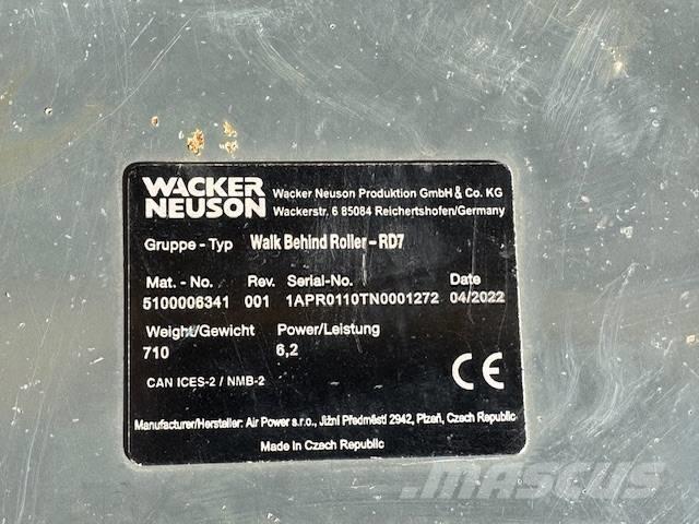 Wacker Neuson RD 7 Valjci sa duplim bubnjem