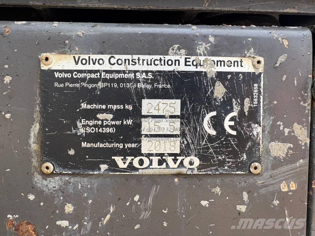 Volvo ECR 25 D Mini bageri < 7t