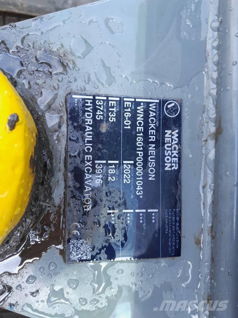 Wacker Neuson ET 35 Bageri guseničari