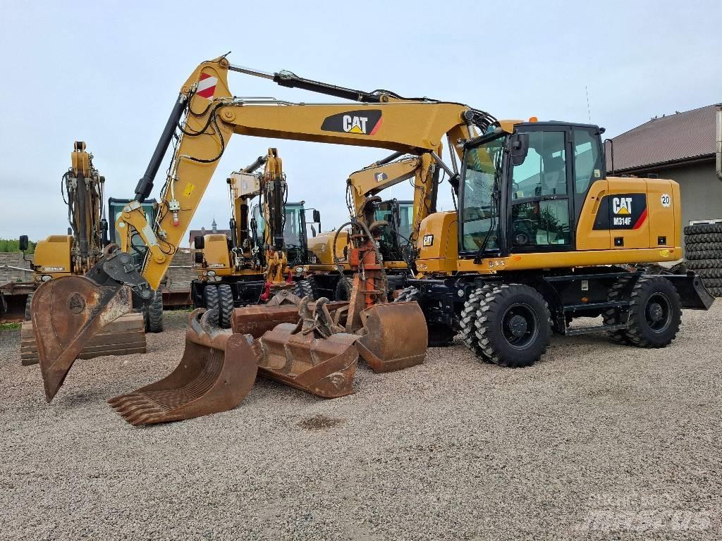 CAT 314 F Bageri točkaši