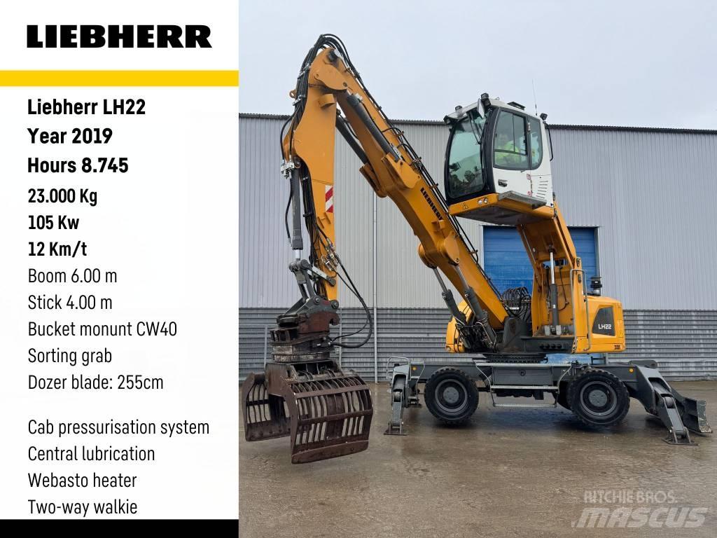 Liebherr LH 22 Bageri za prenos primarnih/sekundarnih sirovina