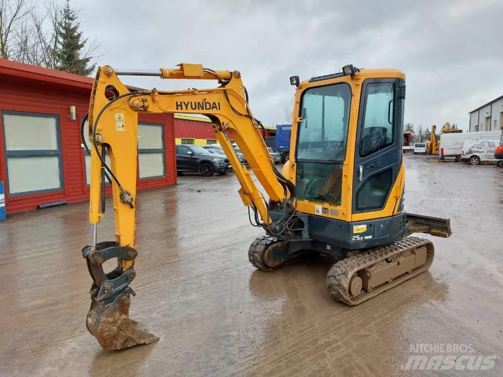 Hyundai R25Z-9AK Mini bageri < 7t